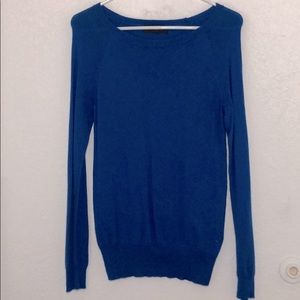 Royal blue cashmere sweater